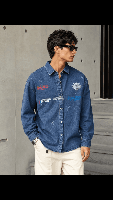Denim Streetwear Shirt