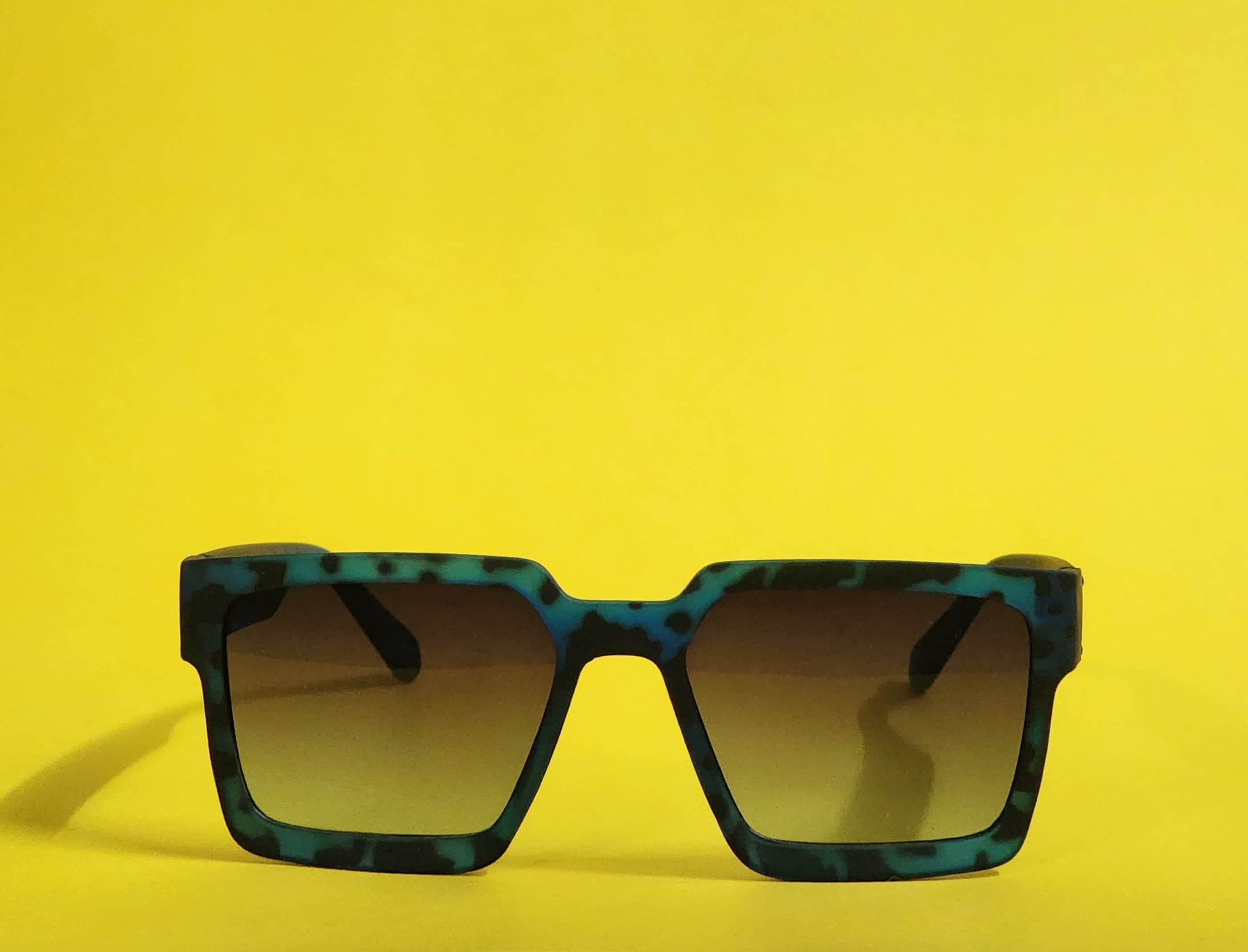 Midnight Blue Square Sunglasses