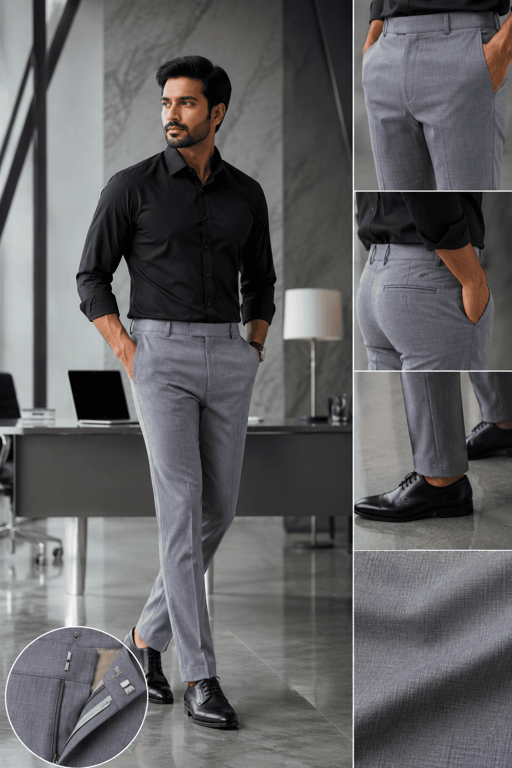 Mens Formal Trousers