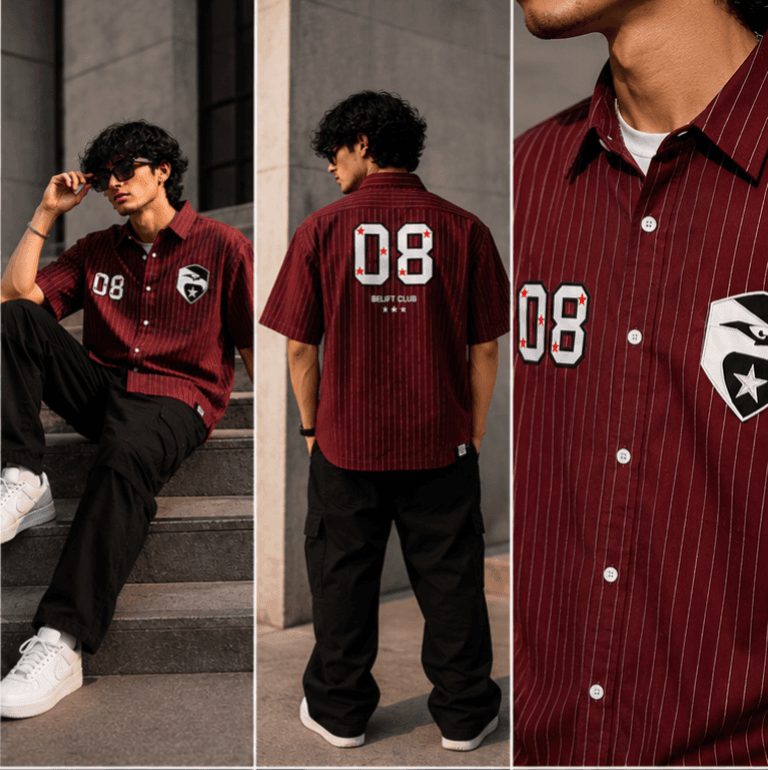 NELLY OVERSIZED BASEBALL SHIRT