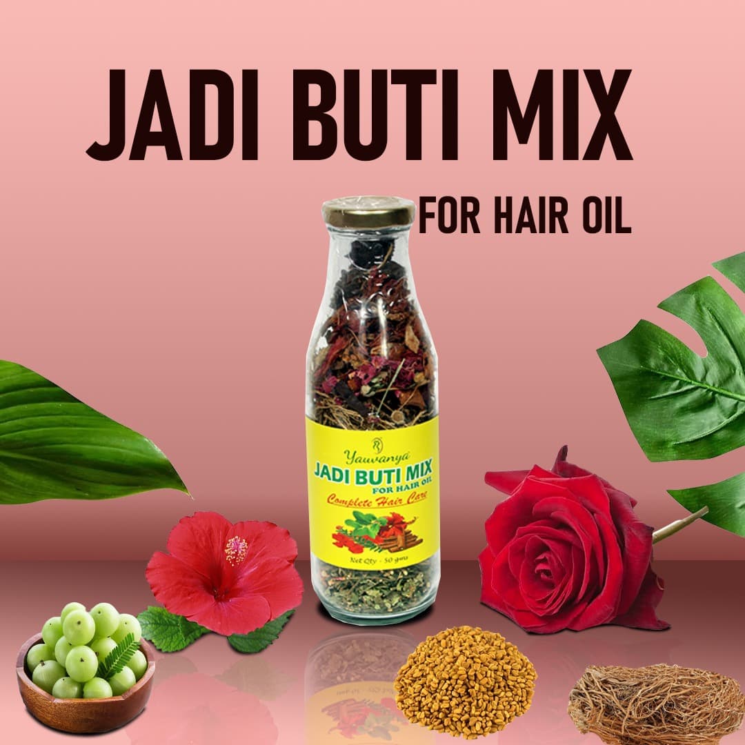 Yauvanya Jadi Buti Mix for Hair Oil